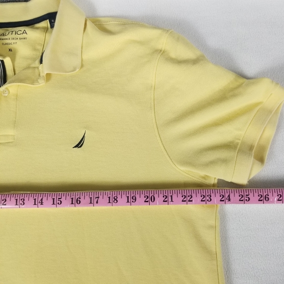 NÁUTICA Performance Deck Shirt Classic FIT Men's polos short sleeve collared XL - Picture 4 of 9